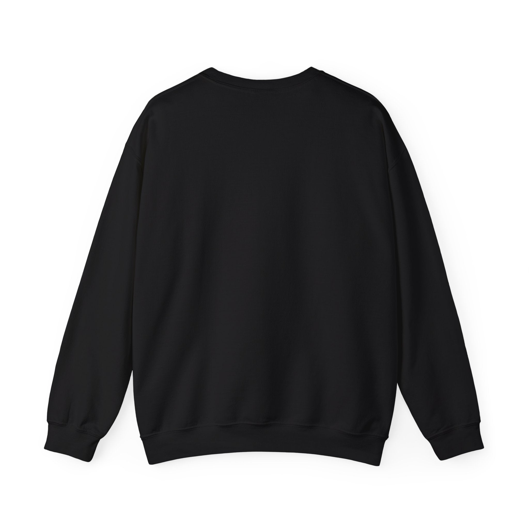 Power of Money Crewneck Sweatshirt — Vintage Statue & Bank Graphic